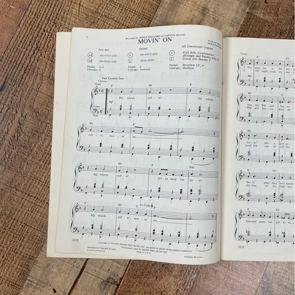 Vintage Organ Pop Country Song Music Book Bundle Notes - Picture 6 of 9